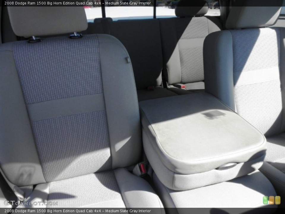 Medium Slate Gray Interior Front Seat for the 2008 Dodge Ram 1500 Big Horn Edition Quad Cab 4x4 #81470390