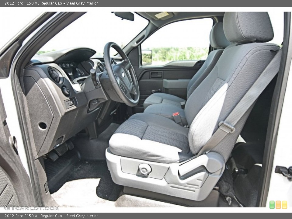 Steel Gray Interior Photo for the 2012 Ford F150 XL Regular Cab #81470759