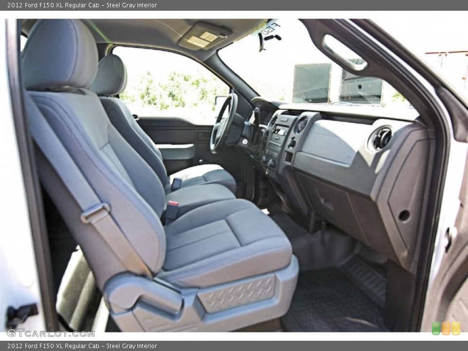Steel Gray Interior Front Seat for the 2012 Ford F150 XL Regular Cab #81470925