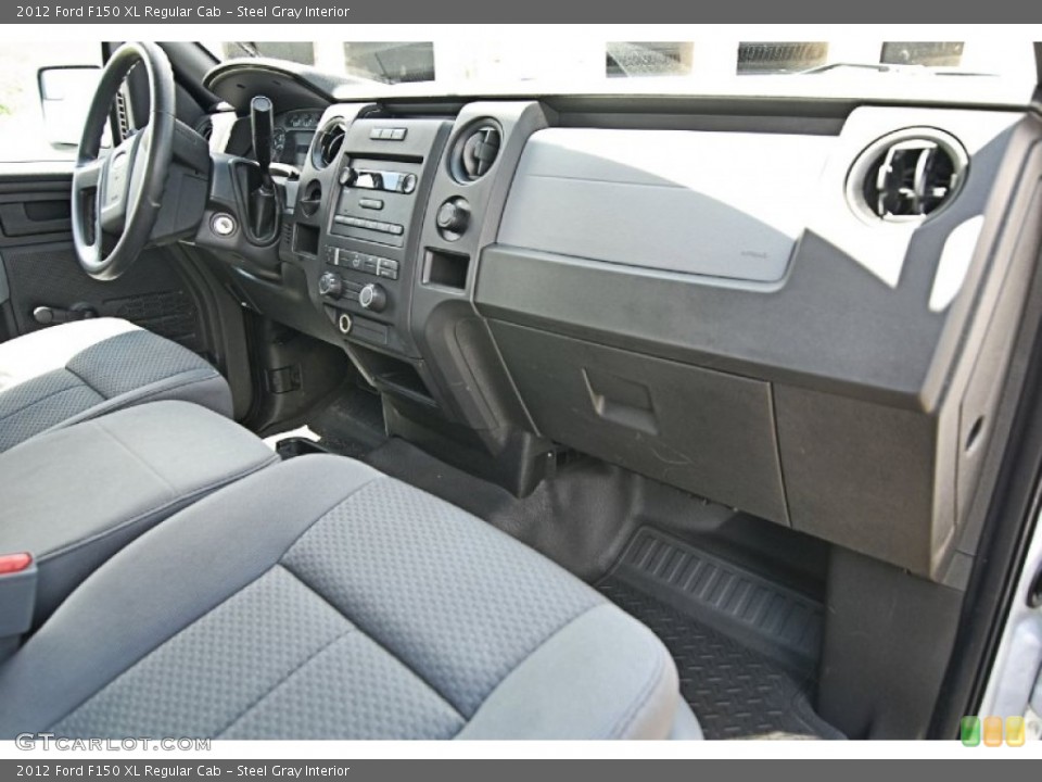 Steel Gray Interior Dashboard for the 2012 Ford F150 XL Regular Cab #81470947