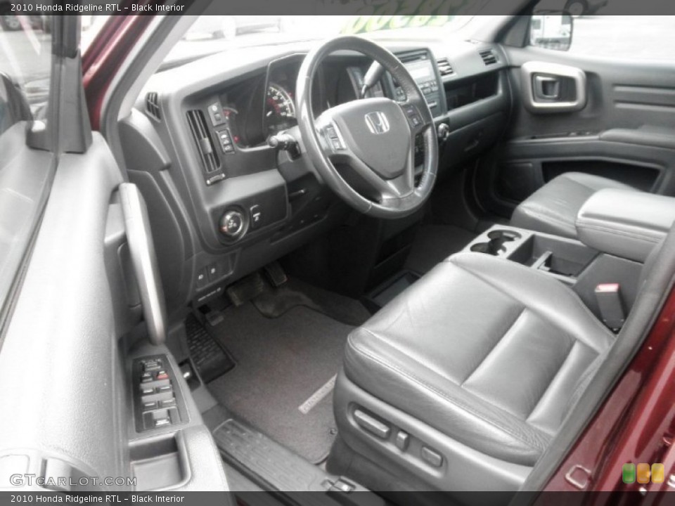 Black Interior Photo For The 2010 Honda Ridgeline Rtl