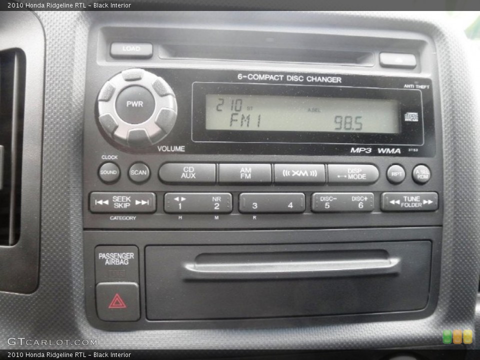 Black Interior Audio System for the 2010 Honda Ridgeline RTL #81471099