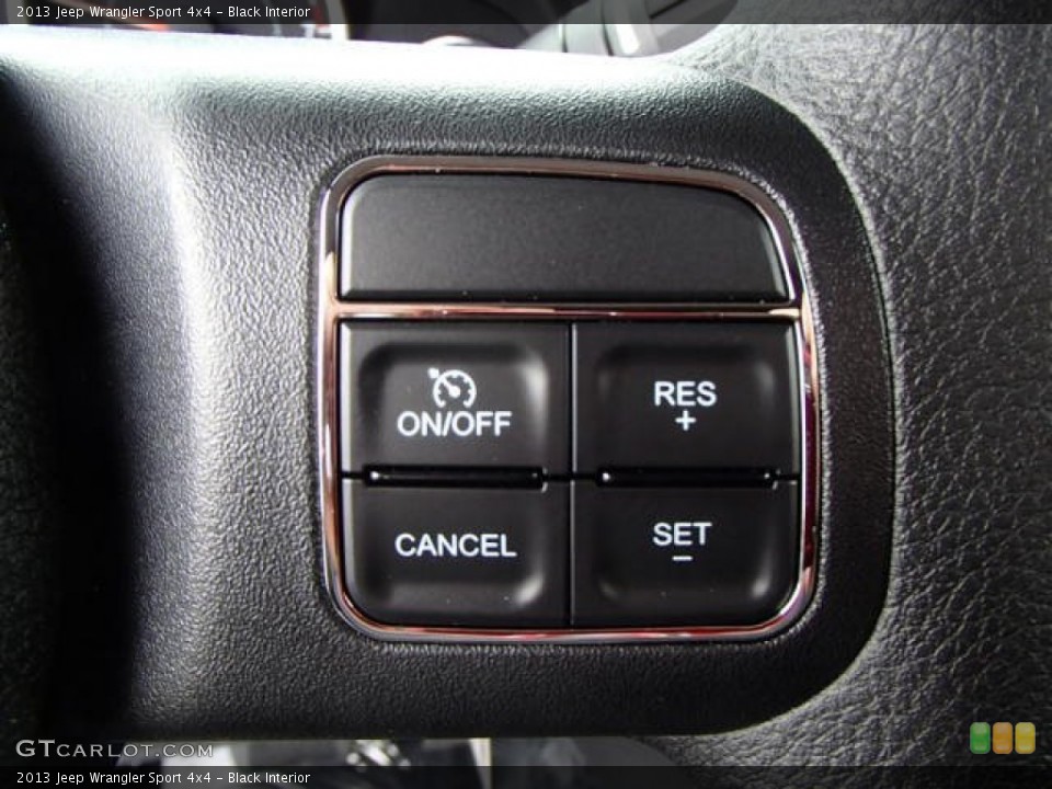 Black Interior Controls for the 2013 Jeep Wrangler Sport 4x4 #81471215
