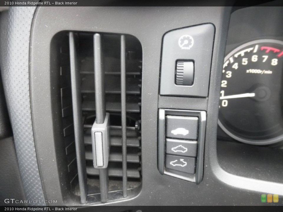Black Interior Controls for the 2010 Honda Ridgeline RTL #81471274