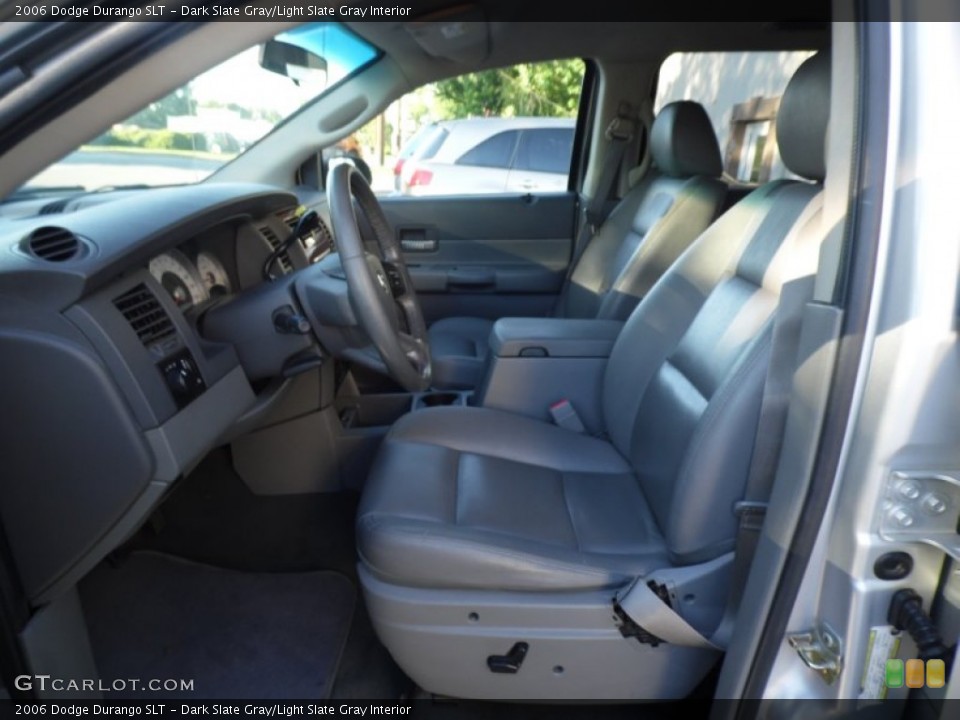Dark Slate Gray/Light Slate Gray Interior Front Seat for the 2006 Dodge Durango SLT #81473190