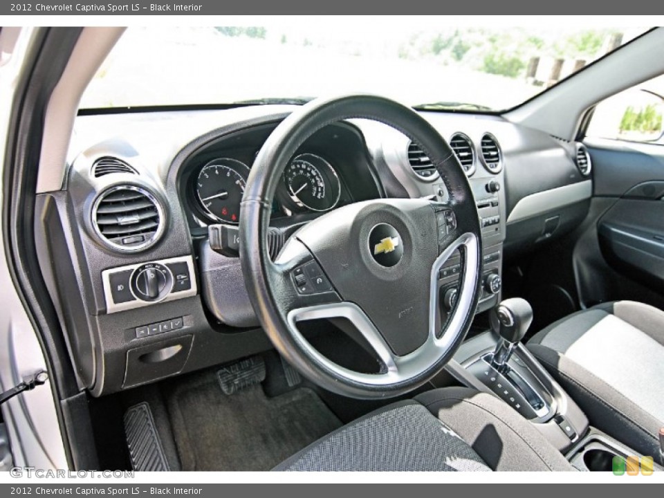 Black Interior Steering Wheel for the 2012 Chevrolet Captiva Sport LS #81473193