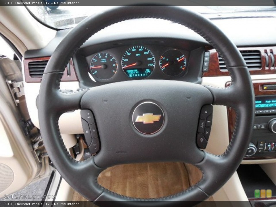 Neutral Interior Steering Wheel for the 2010 Chevrolet Impala LTZ #81475110