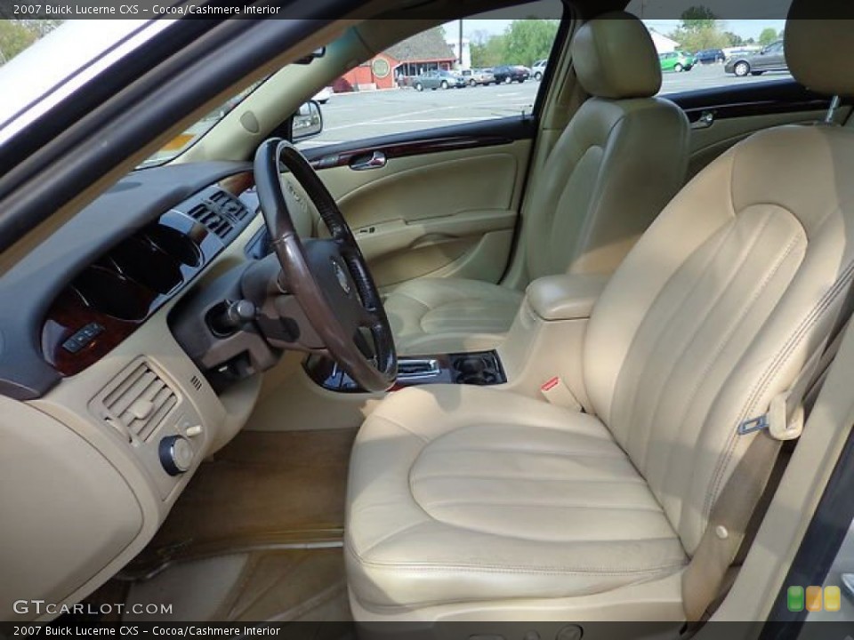 Cocoa/Cashmere Interior Front Seat for the 2007 Buick Lucerne CXS #81476421
