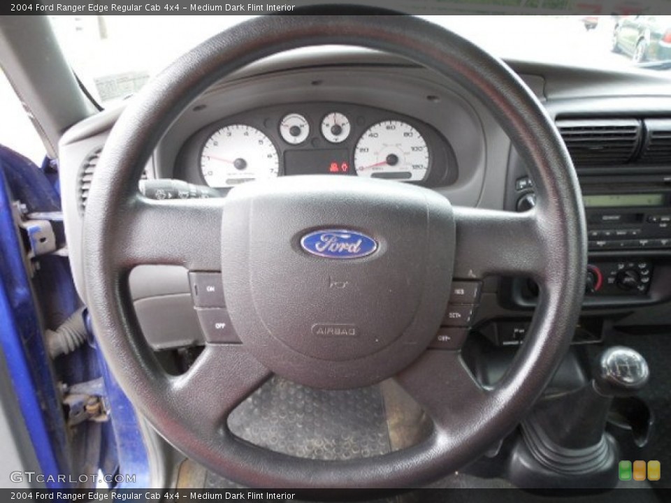 Medium Dark Flint Interior Steering Wheel for the 2004 Ford Ranger Edge Regular Cab 4x4 #81477373