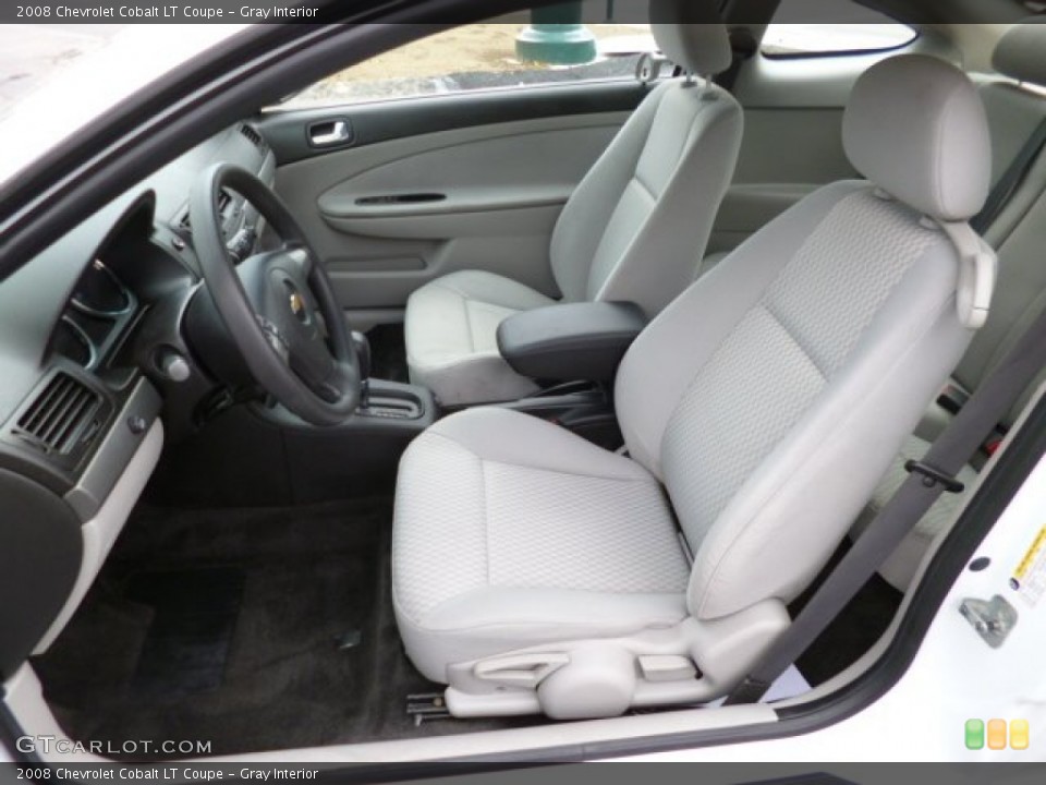 Gray Interior Front Seat for the 2008 Chevrolet Cobalt LT Coupe #81477522
