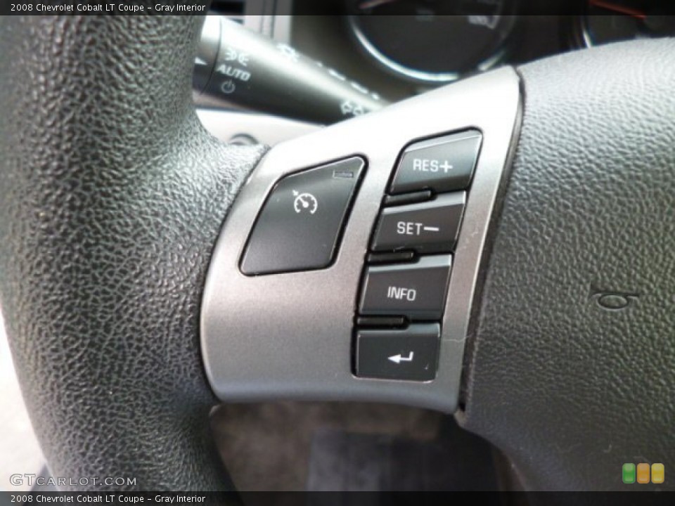 Gray Interior Controls for the 2008 Chevrolet Cobalt LT Coupe #81477579