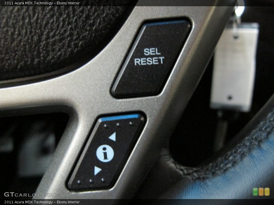 Ebony Interior Controls for the 2011 Acura MDX Technology #81477720
