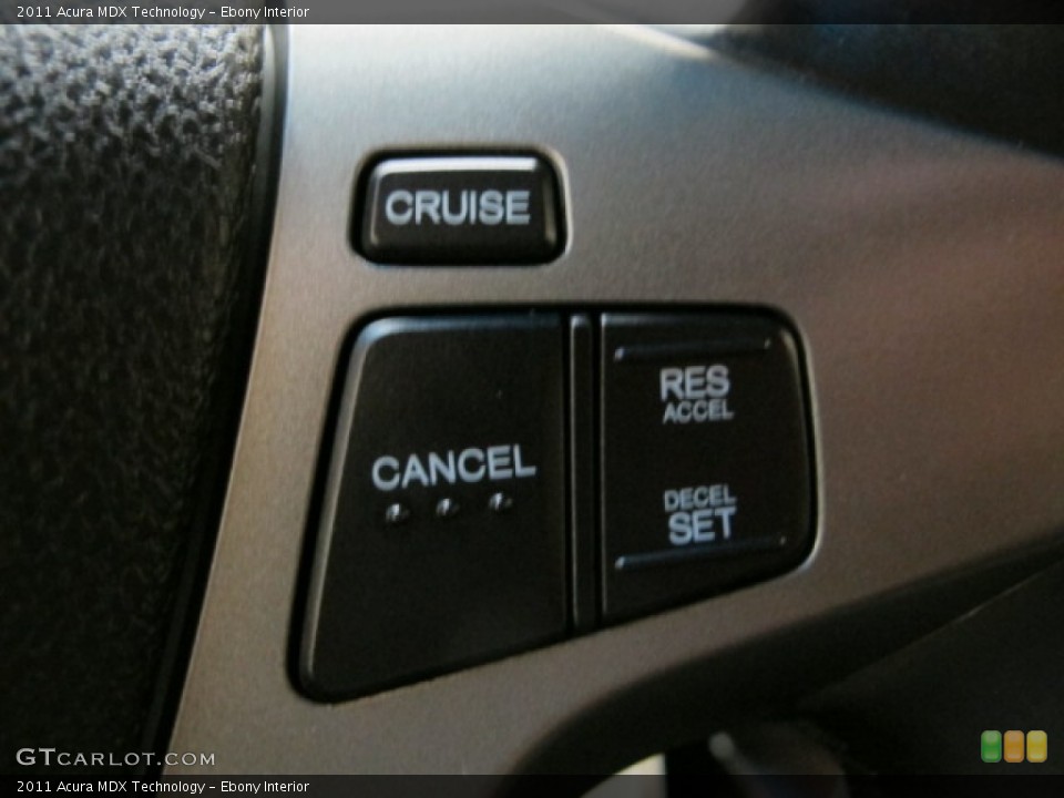 Ebony Interior Controls for the 2011 Acura MDX Technology #81477741