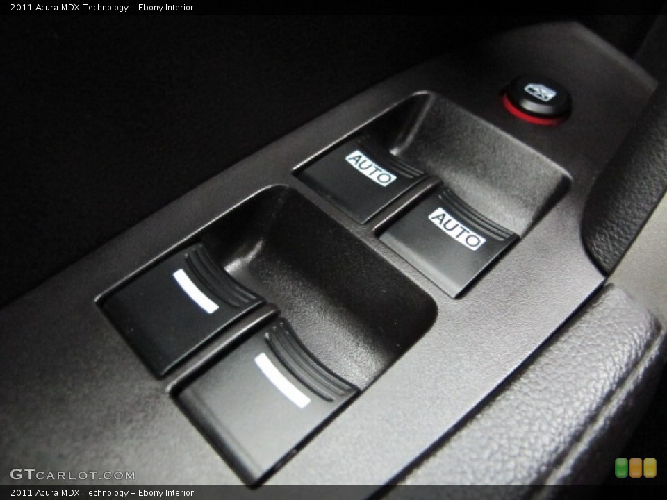 Ebony Interior Controls for the 2011 Acura MDX Technology #81477795