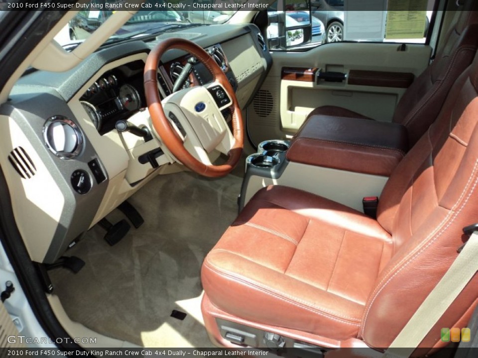 Chapparal Leather Interior Photo for the 2010 Ford F450 Super Duty King Ranch Crew Cab 4x4 Dually #81478395