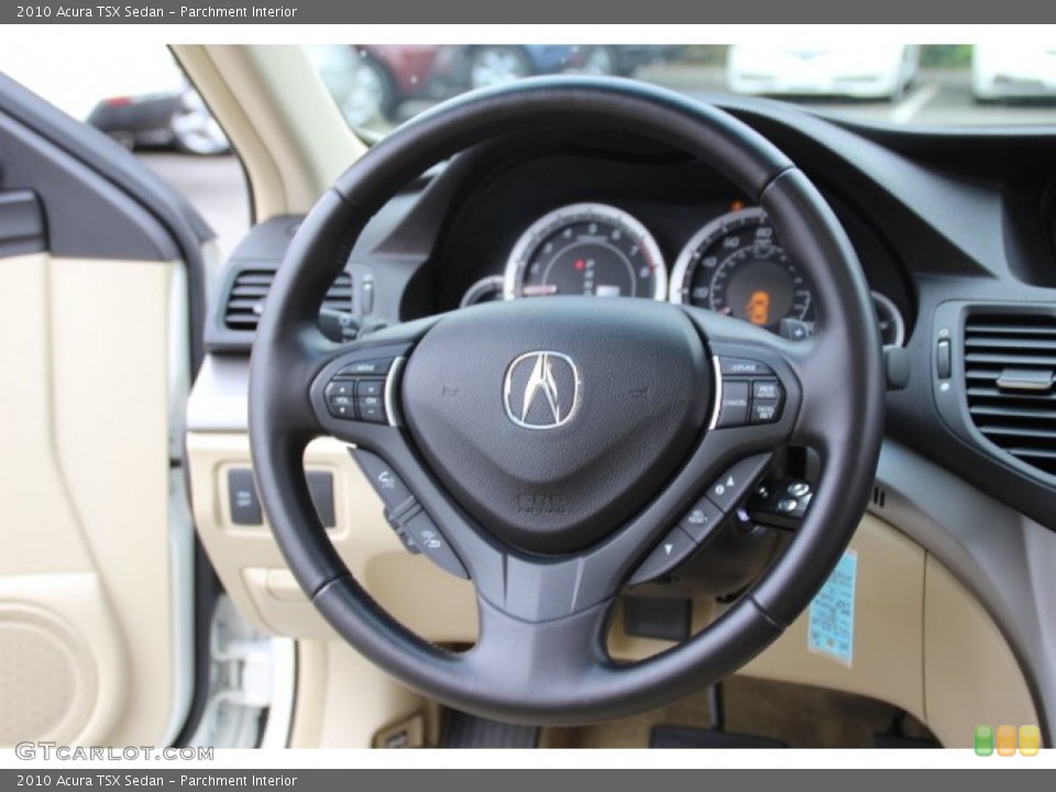 Parchment Interior Steering Wheel for the 2010 Acura TSX Sedan #81482712
