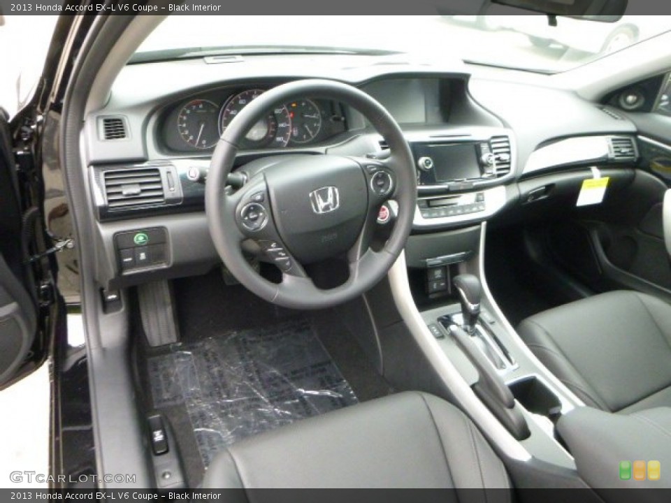 Black Interior Prime Interior for the 2013 Honda Accord EX-L V6 Coupe #81485547