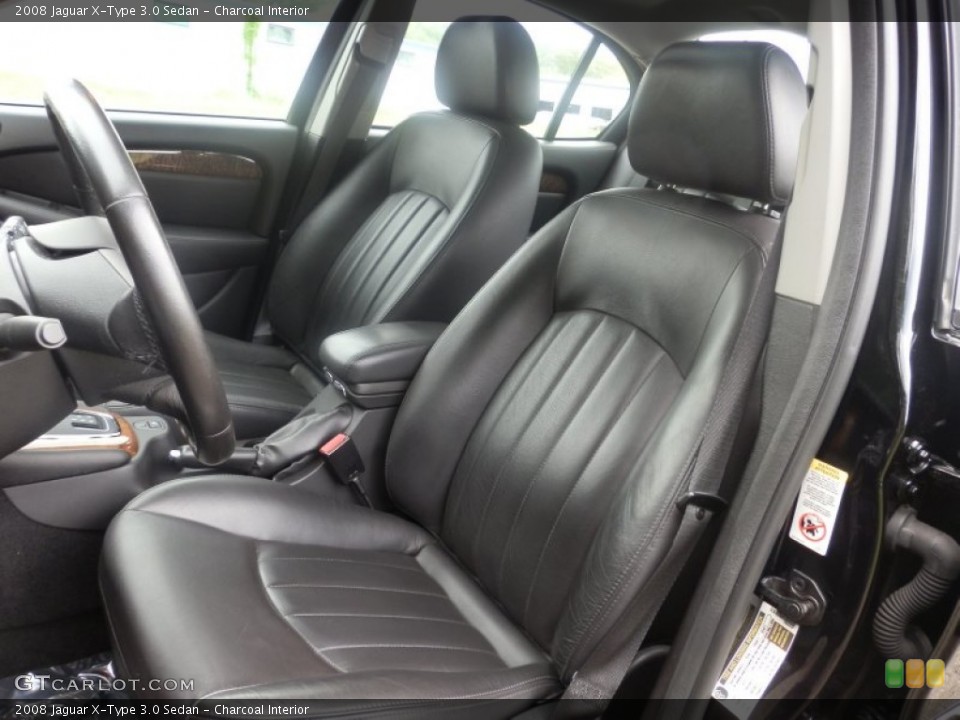 Charcoal Interior Front Seat for the 2008 Jaguar X-Type 3.0 Sedan #81485733