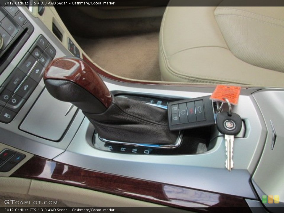 Cashmere/Cocoa Interior Transmission for the 2012 Cadillac CTS 4 3.0 AWD Sedan #81487059