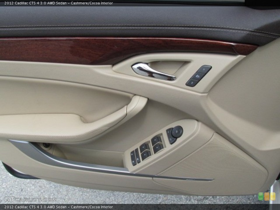 Cashmere/Cocoa Interior Door Panel for the 2012 Cadillac CTS 4 3.0 AWD Sedan #81487077