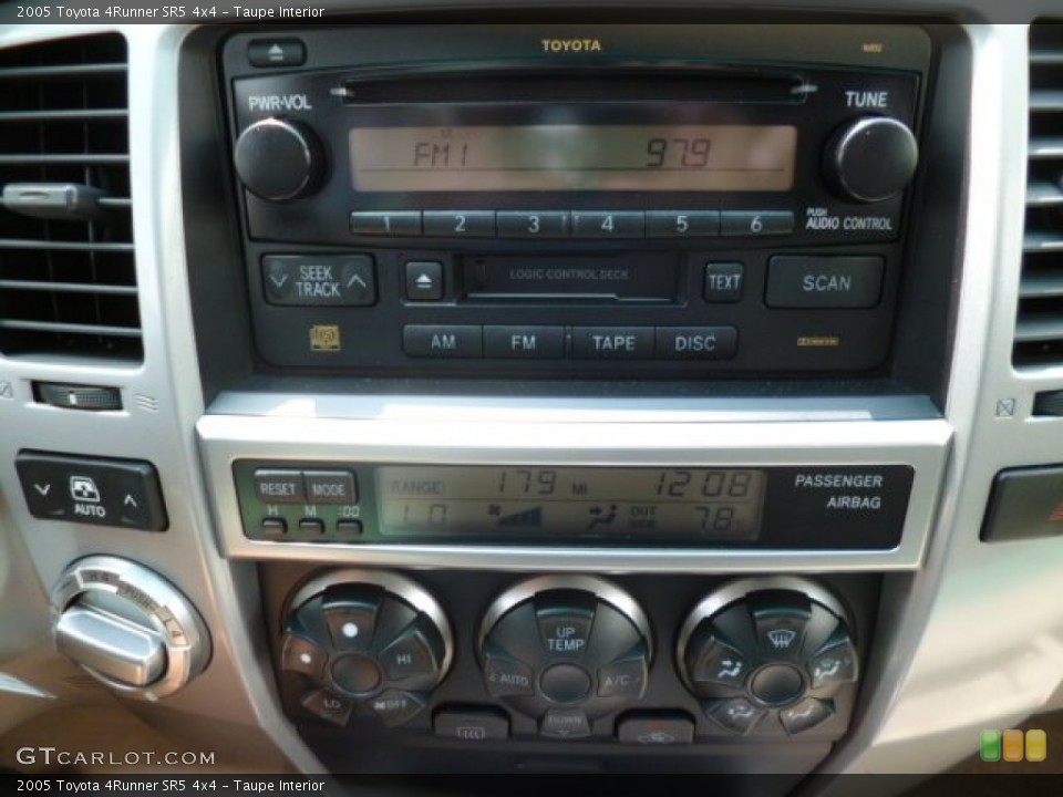 Taupe Interior Audio System for the 2005 Toyota 4Runner SR5 4x4 #81487521