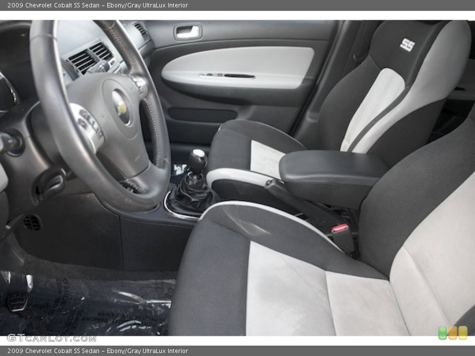 Ebony/Gray UltraLux Interior Photo for the 2009 Chevrolet Cobalt SS Sedan #81488067