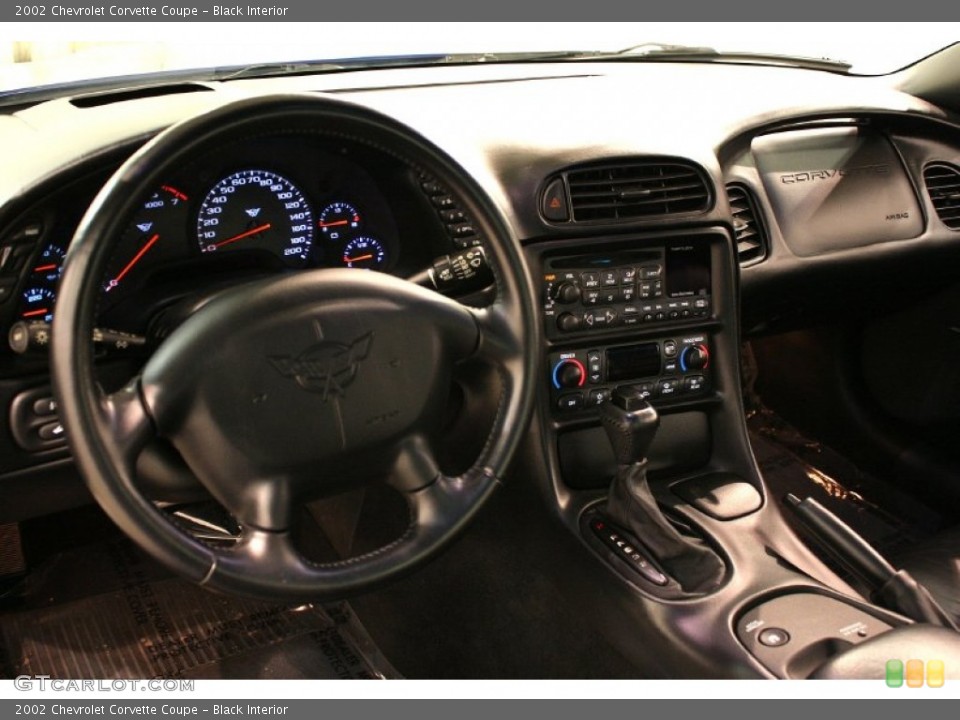 Black Interior Dashboard for the 2002 Chevrolet Corvette Coupe #81488409