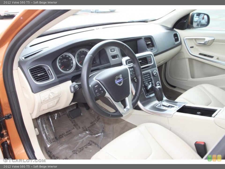 Soft Beige Interior Photo for the 2012 Volvo S60 T5 #81488444