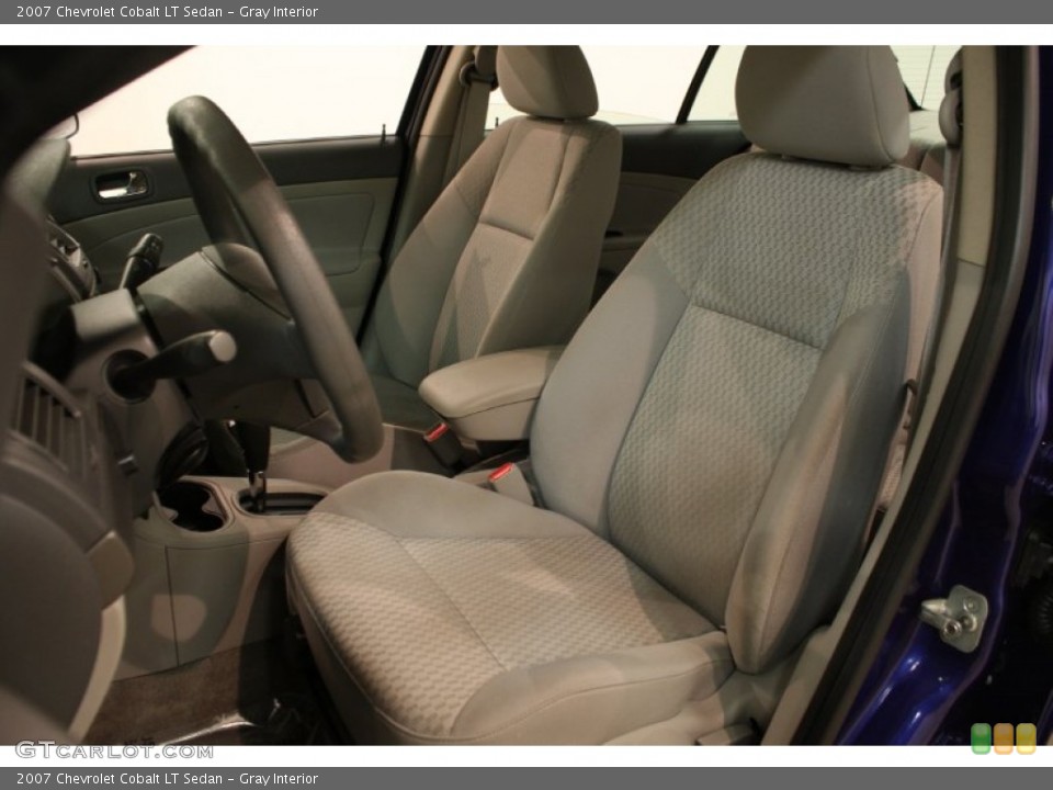 Gray Interior Front Seat for the 2007 Chevrolet Cobalt LT Sedan #81490383