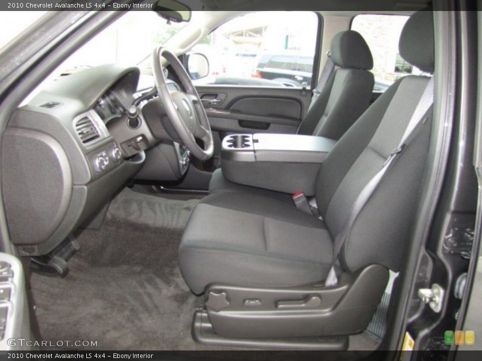 Ebony Interior Photo for the 2010 Chevrolet Avalanche LS 4x4 #81490862