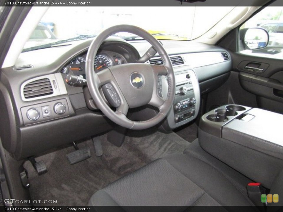 Ebony Interior Dashboard for the 2010 Chevrolet Avalanche LS 4x4 #81491124
