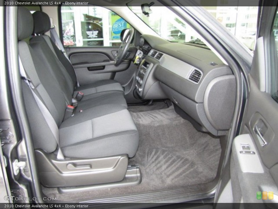 Ebony Interior Photo for the 2010 Chevrolet Avalanche LS 4x4 #81491411