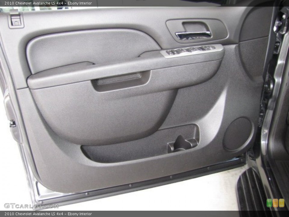 Ebony Interior Door Panel for the 2010 Chevrolet Avalanche LS 4x4 #81491616