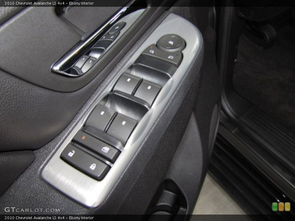 Ebony Interior Controls for the 2010 Chevrolet Avalanche LS 4x4 #81491642