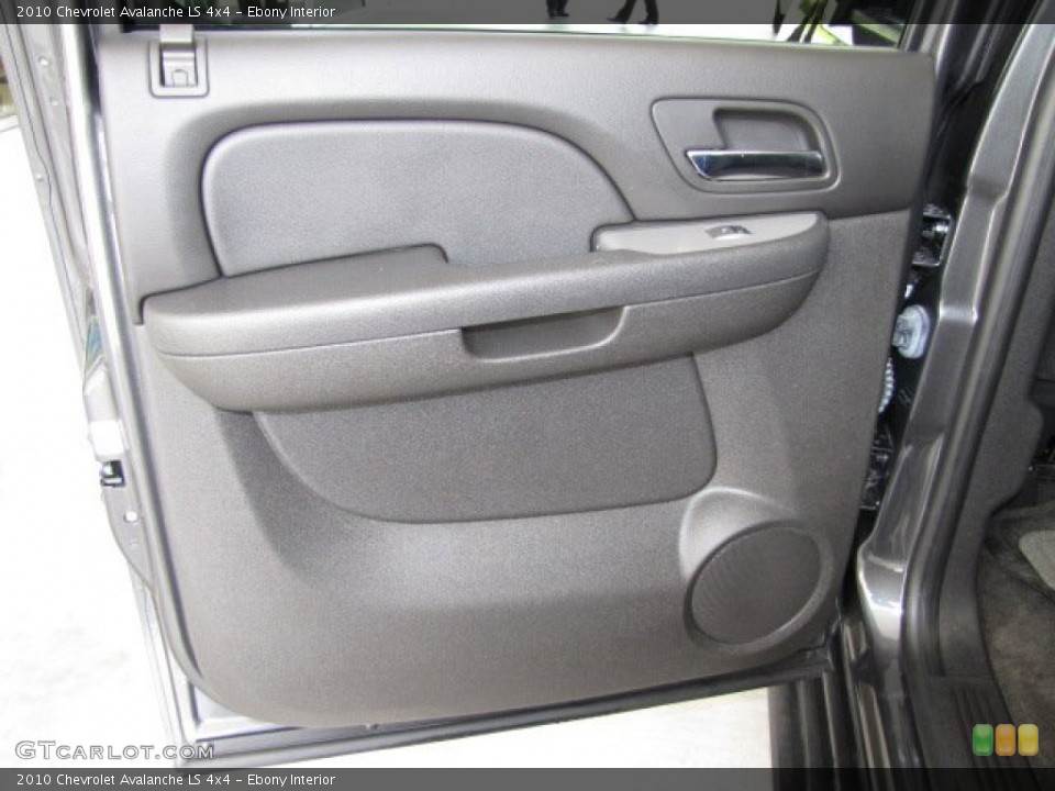 Ebony Interior Door Panel for the 2010 Chevrolet Avalanche LS 4x4 #81491667