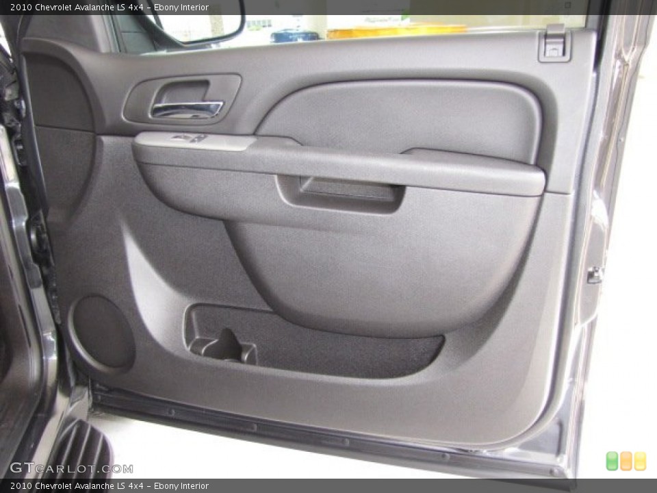 Ebony Interior Door Panel for the 2010 Chevrolet Avalanche LS 4x4 #81491714