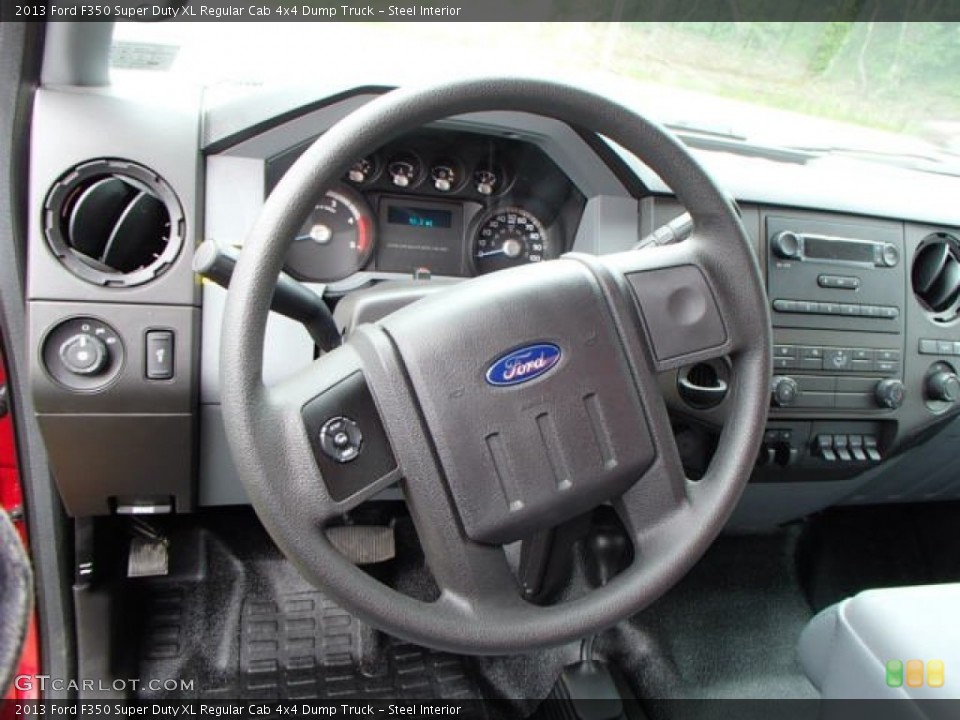 Steel Interior Steering Wheel for the 2013 Ford F350 Super Duty XL Regular Cab 4x4 Dump Truck #81491840