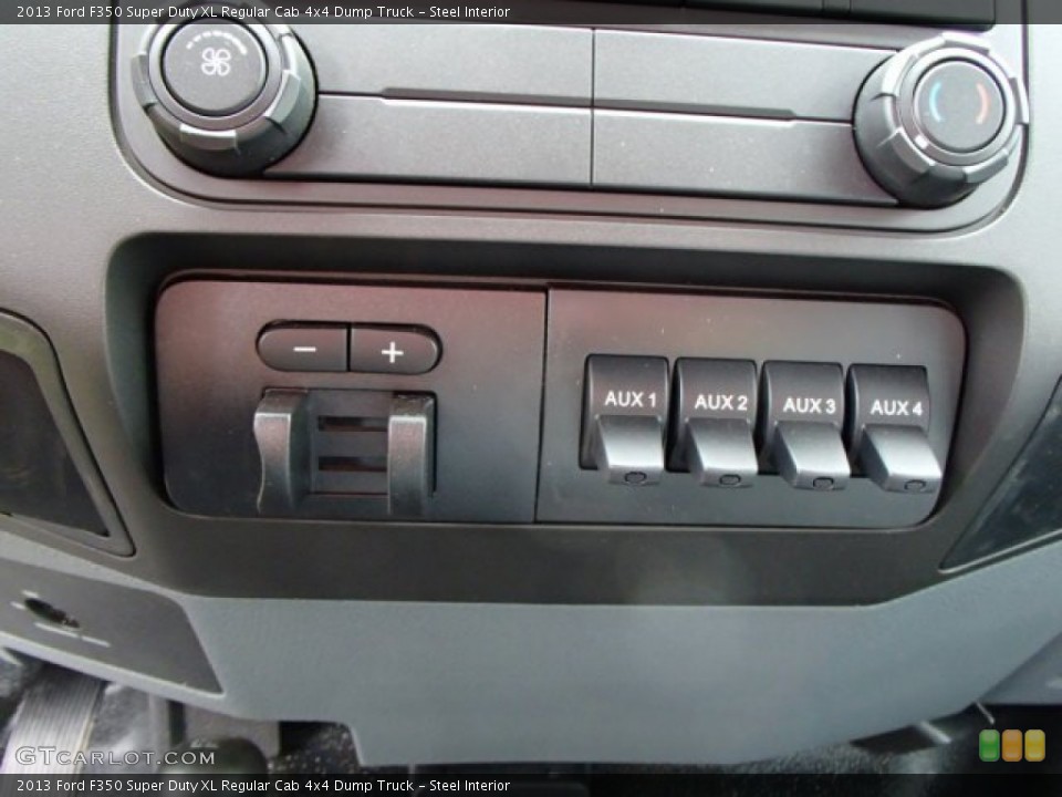 Steel Interior Controls for the 2013 Ford F350 Super Duty XL Regular Cab 4x4 Dump Truck #81491859