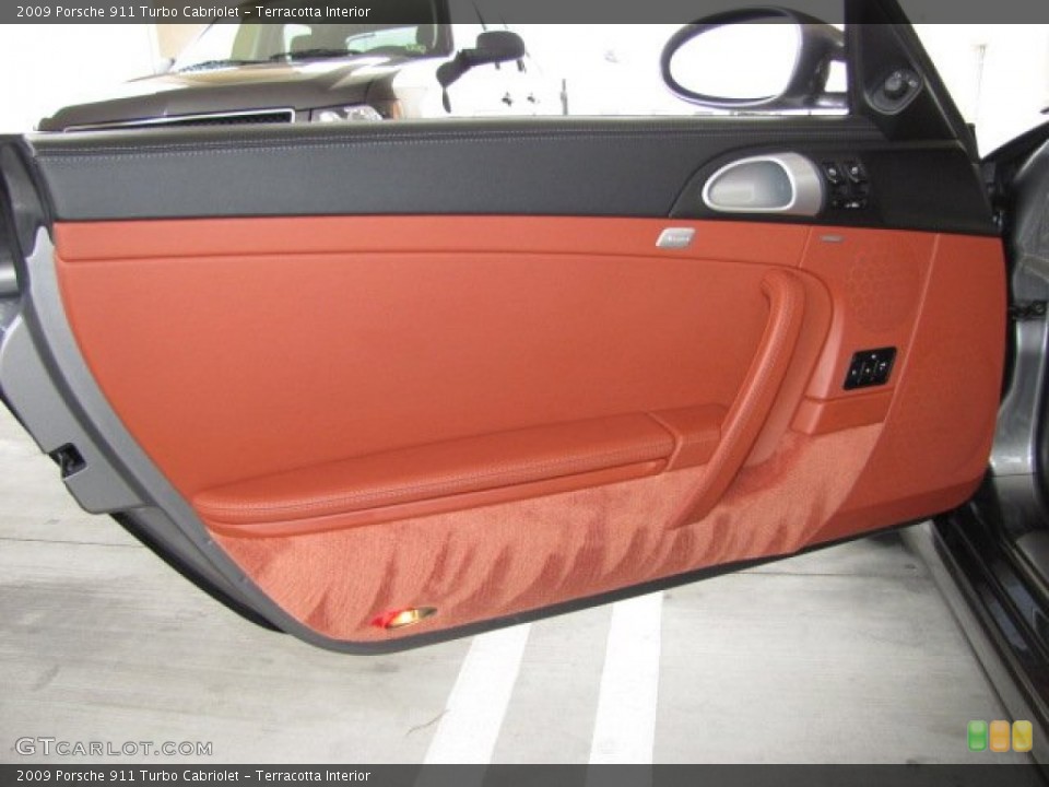 Terracotta Interior Door Panel for the 2009 Porsche 911 Turbo Cabriolet #81492898