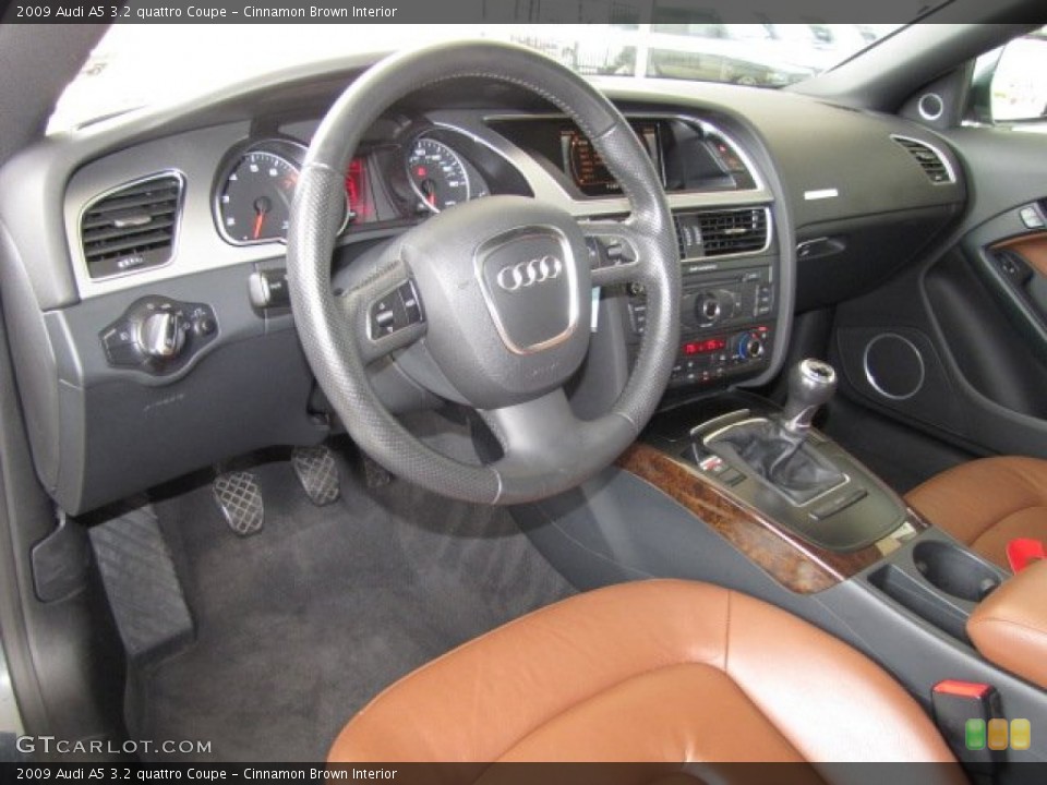 Cinnamon Brown 2009 Audi A5 Interiors