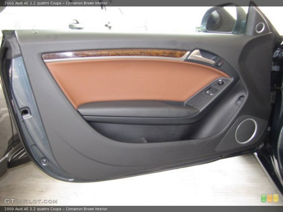 Cinnamon Brown Interior Door Panel for the 2009 Audi A5 3.2 quattro Coupe #81493999