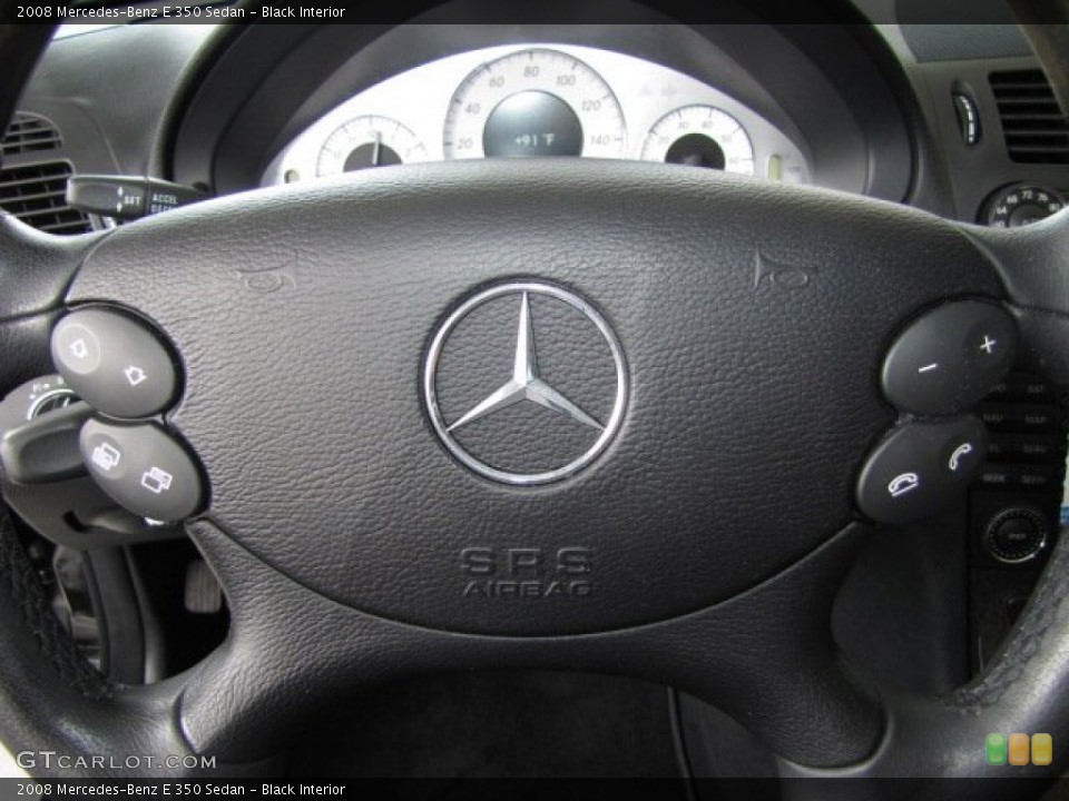 Black Interior Steering Wheel for the 2008 Mercedes-Benz E 350 Sedan #81495795