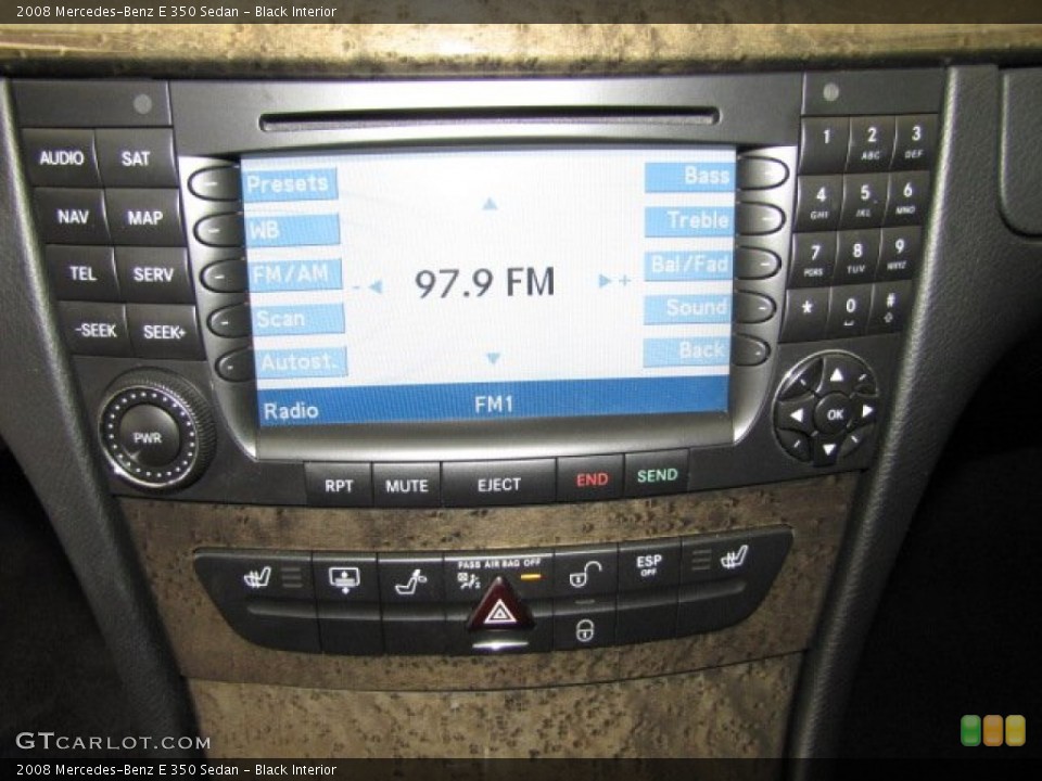 Black Interior Audio System for the 2008 Mercedes-Benz E 350 Sedan #81495901