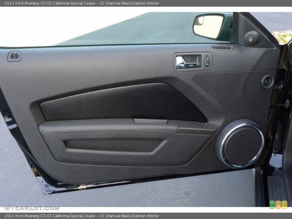 CS Charcoal Black/Carbon Interior Door Panel for the 2011 Ford Mustang GT/CS California Special Coupe #81496086