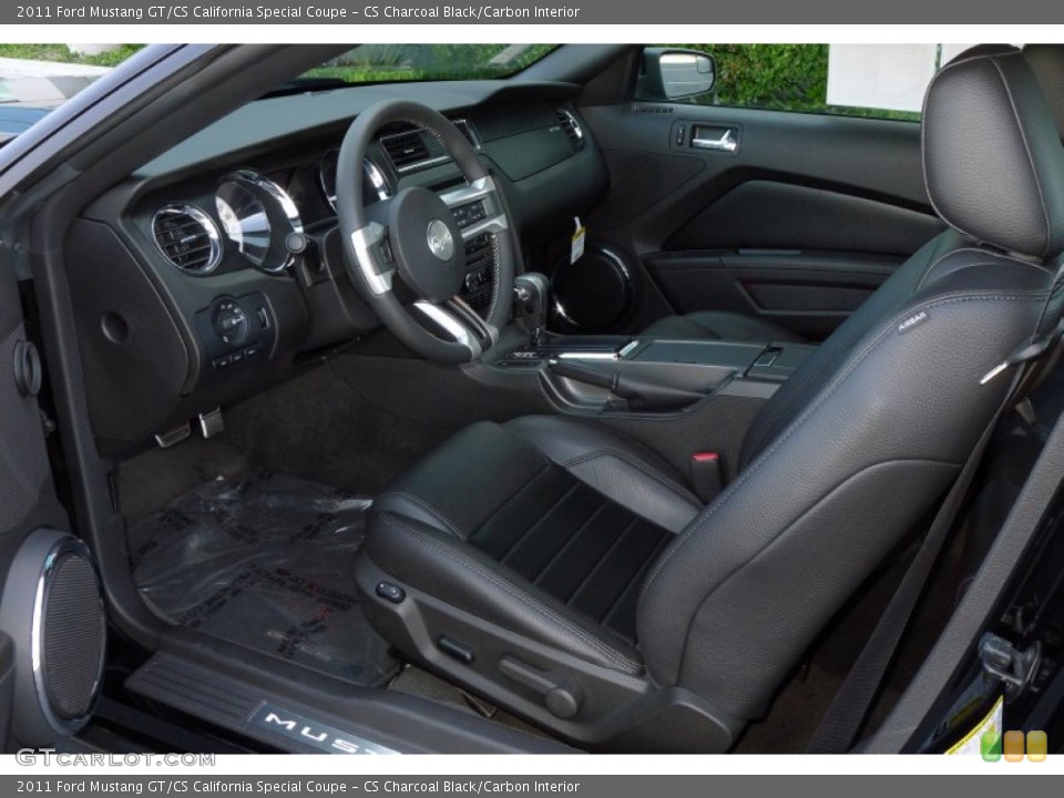 CS Charcoal Black/Carbon Interior Photo for the 2011 Ford Mustang GT/CS California Special Coupe #81496104