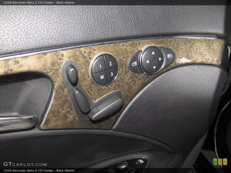 Black Interior Controls for the 2008 Mercedes-Benz E 350 Sedan #81496206