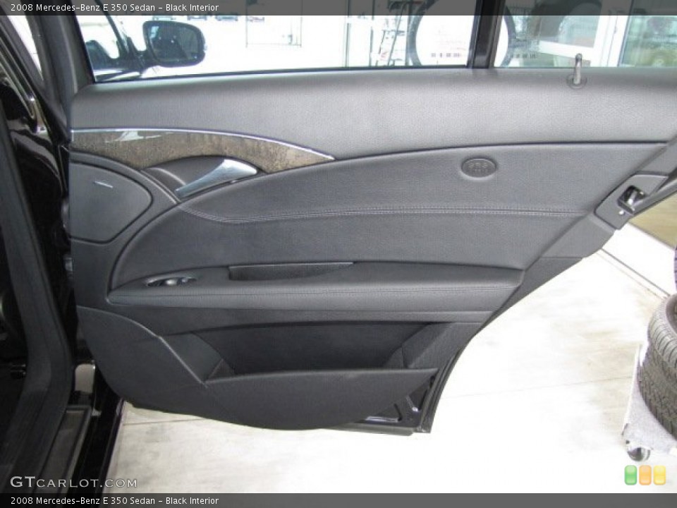 Black Interior Door Panel for the 2008 Mercedes-Benz E 350 Sedan #81496281