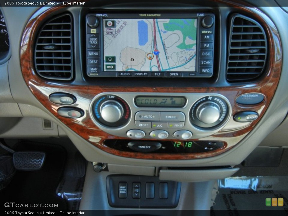 Taupe Interior Controls for the 2006 Toyota Sequoia Limited #81498924