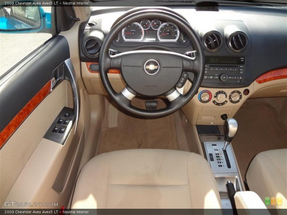 Neutral Interior Dashboard for the 2009 Chevrolet Aveo Aveo5 LT #81499401
