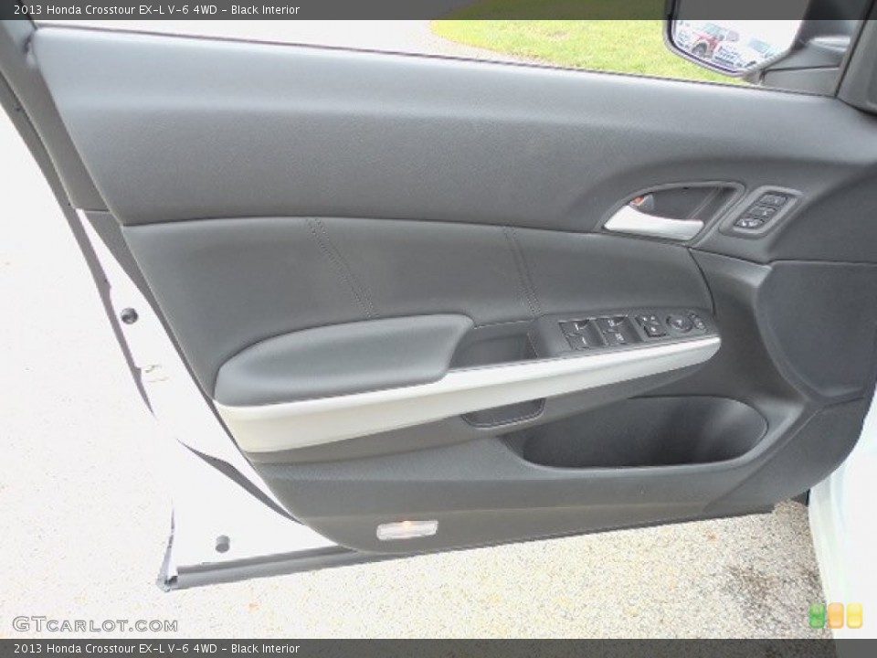 Black Interior Door Panel for the 2013 Honda Crosstour EX-L V-6 4WD #81501459